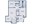 1,144 sq. ft. B2 floor plan