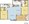 930 sq. ft. Ft Worth floor plan