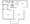 711 sq. ft. floor plan