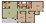 1,016 sq. ft. floor plan