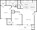 857 sq. ft. floor plan