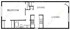 774 sq. ft. Palmetto floor plan