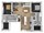 1,204 sq. ft. B4 floor plan
