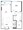 740 sq. ft. A1 floor plan