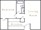 543 sq. ft. A1 floor plan