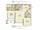 908 sq. ft. B1 floor plan