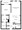861 sq. ft. A3 floor plan