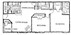 1,017 sq. ft. to 1,049 sq. ft. B4-D/B5-D floor plan