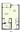 404 sq. ft. A1 floor plan