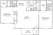 932 sq. ft. B2 floor plan