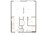 634 sq. ft. S1 floor plan