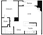 725 sq. ft. A4 floor plan