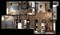 1,032 sq. ft. floor plan