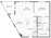 917 sq. ft. A5 floor plan