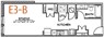 491 sq. ft. Smart Housing floor plan