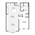 810 sq. ft. A2S Raphael floor plan