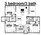 1,143 sq. ft. floor plan