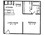 504 sq. ft. A floor plan