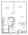 673 sq. ft. A0 floor plan