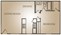 740 sq. ft. C1 floor plan