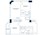 1,077 sq. ft. B2 floor plan