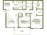 1,052 sq. ft. floor plan