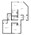 960 sq. ft. floor plan