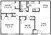 1,001 sq. ft. floor plan