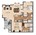 1,168 sq. ft. B2 floor plan