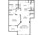 854 sq. ft. La Vallita floor plan