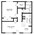 560 sq. ft. to 712 sq. ft. floor plan