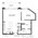 880 sq. ft. A9 floor plan