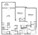 1,048 sq. ft. B1 floor plan