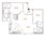 1,353 sq. ft. Bergstrom floor plan