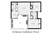 845 sq. ft. A3 floor plan