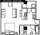 482 sq. ft. A1 floor plan