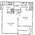 515 sq. ft. A-1 floor plan