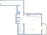 656 sq. ft. floor plan