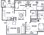 1,042 sq. ft. C2 floor plan