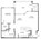 776 sq. ft. A2 floor plan