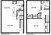 1,230 sq. ft. Byland floor plan