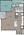 826 sq. ft. A3 floor plan