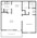 640 sq. ft. to 664 sq. ft. B floor plan