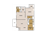 877 sq. ft. M floor plan