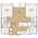 1,047 sq. ft. floor plan