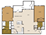 1,211 sq. ft. B2 floor plan