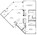 1,225 sq. ft. B2 floor plan