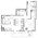 789 sq. ft. floor plan