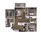 1,339 sq. ft. C1a floor plan
