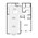 810 sq. ft. A2S1 Raphael Alt floor plan